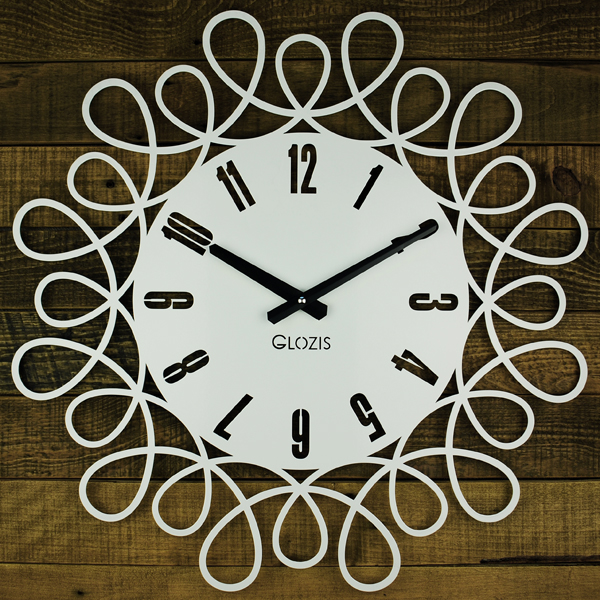 Незвичайні настінні годинники, ексклюзивні настінні годинники, красиві годинник на стіну Glozis Romantic B-020 50х50