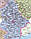 Політико-адміністративна карта України, масштаб 1:1 000 000 (на картоні і на планках), фото 2