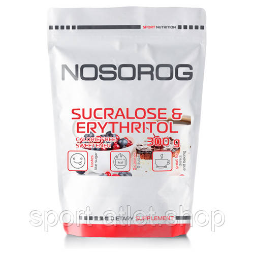 Замінник харчування Nosorog Sucralose & Erythritol, 300 грам