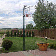 Баскетбольна стійка на одній опорі, фото 2
