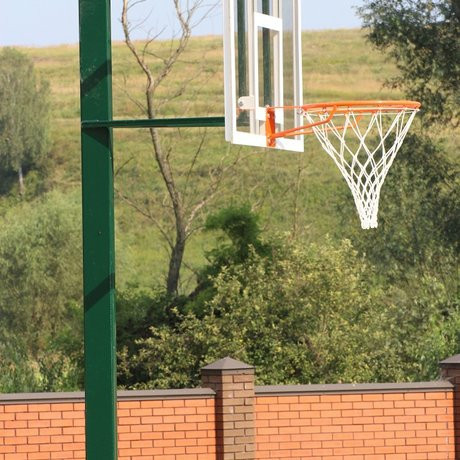 Баскетбольна стійка на одній опорі, фото 1
