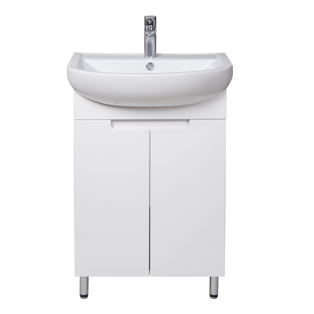 Тумба Мойдодыр Тетрис-55 Белая с Умывальником Cersanit Arteco 55 ...