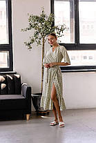 Платня Агата 002 жіноче Приємний запах з оббірками у кольоровий принт Smdi6314, фото 4