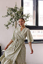 Платня Агата 002 жіноче Приємний запах з оббірками у кольоровий принт Smdi6314, фото 5