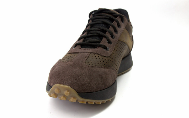 Коричневые тактические кроссовки летние мужская обувь больших размеров Rosso Avangard DolGa Bolt Brown Perf BS