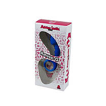 Анальна пробка Adrien Lastic Budy Blue із стимулюючою ніжкою, макс. діаметр 2,5 см, фото 2