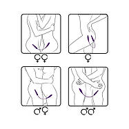 Вібратор двосторонній Adrien Lastic AD-2X з пультом LRS, фото 3