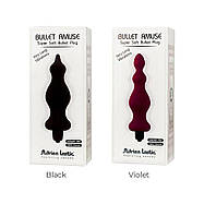 Анальна пробка з вібрацією Adrien Lastic Bullet Amuse Black, макс. діаметр 3,9см, фото 2
