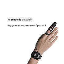 Вібратор на палець Adrien Lastic Touche (S) для глибокої стимуляції з пультом управління на руці, фото 2