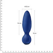 Анальна вібропробка Adrien Lastic Little Rocket макс. діаметр 3,5 см, soft-touch, фото 5