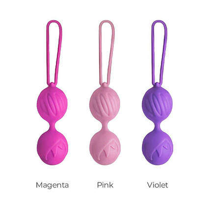 Вагінальні кульки Adrien Lastic Geisha Lastic Balls Mini Violet (S), діаметр 3,4см, маса 85г, фото 2