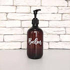 Набір дозаторів для ванної "Мадрид" 500 мл коричневий пластик (3 шт) англ., фото 3