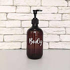 Набір дозаторів для ванної "Мадрид" 500 мл коричневий пластик (3 шт) англ., фото 2