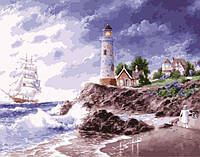 Картина по номерам VA-2636 Морской пейзаж, 40х50 см Strateg Картины раскраски по номерам 2022 в Украине Юрма
