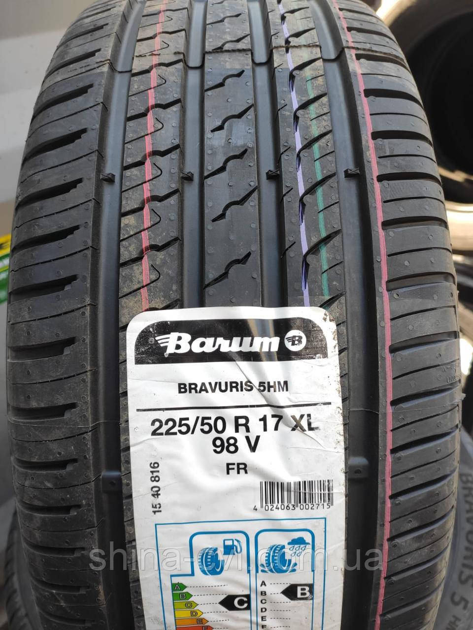 Літні шини 225/50 R17 98V XL BARUM BRAVURIS 5HM