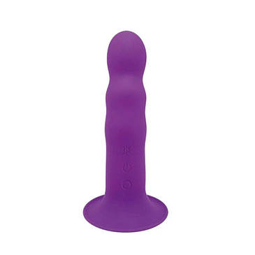 Дилдо з вібрацією Adrien Lastic Hitsens 3 Purple, відмінно для страпона, діаметр 4 см, довжина 18,2см, фото 2