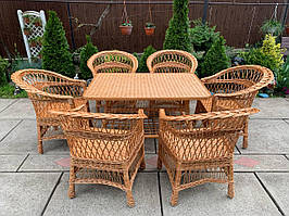 Плетені меблі з лози для балкона та лоджії