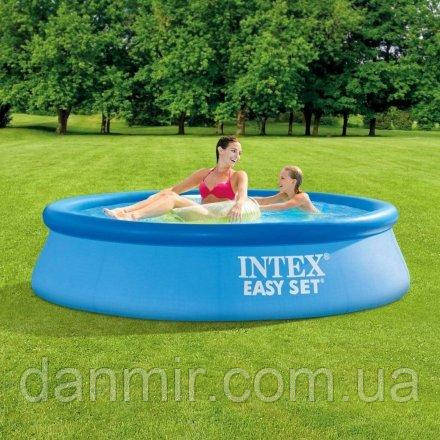 Надувний басейн Easy Set (Intex 28106) Діаметр 244 x Висота 61 см