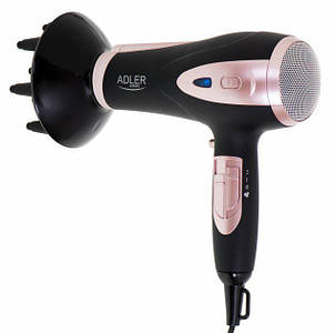 Фен Adler AD 2248 2200W ION Black, фото 1