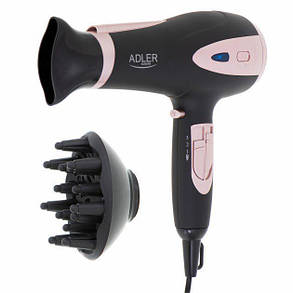 Фен Adler AD 2248 2200W ION Black, фото 3