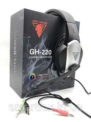 Накладні навушники з мікрофоном JEDEL GH220 ігрові, фото 1