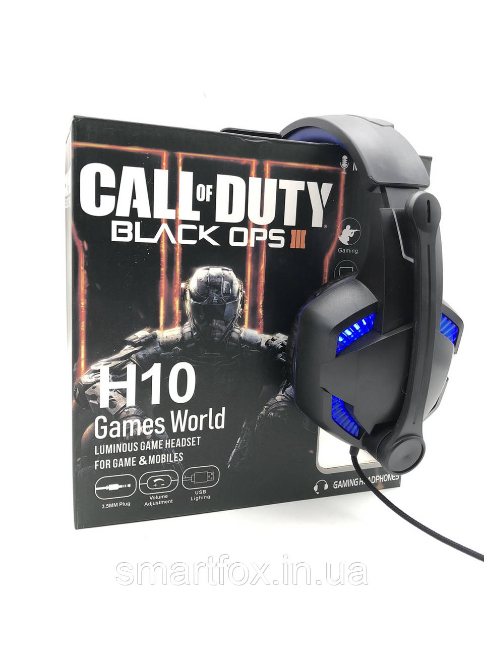 Накладні навушники з мікрофоном CALL OF DUTY H10 ігрові