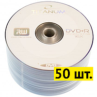 Диски DVD+R 50 шт. Titanum, 4.7Gb, 16x, Bulk Box