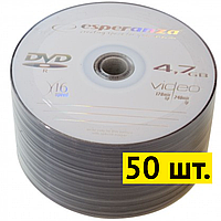 Диски DVD-R 50 шт. Esperanza, 4.7Gb, 16x, Bulk Box