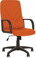 Компьютерное офисное кресло для руководителя Менеджер MANAGER KD Tilt PL64 Eco-72 оранжевый Новый Стиль