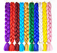 Канекалон однотонний довгий X-pression premium Ultrа BRAID 100 см Термостійкий, фото 6