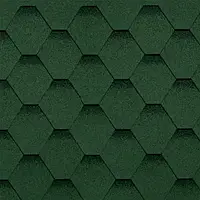 Битумная черепица Shinglas (Шинглас) Классик Кадриль Соната Нефрит (Зеленый)