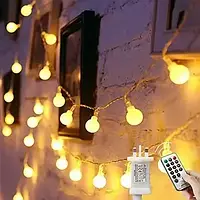 Вулиця гірлянда Кришталеві кульки 100 led теплий білий