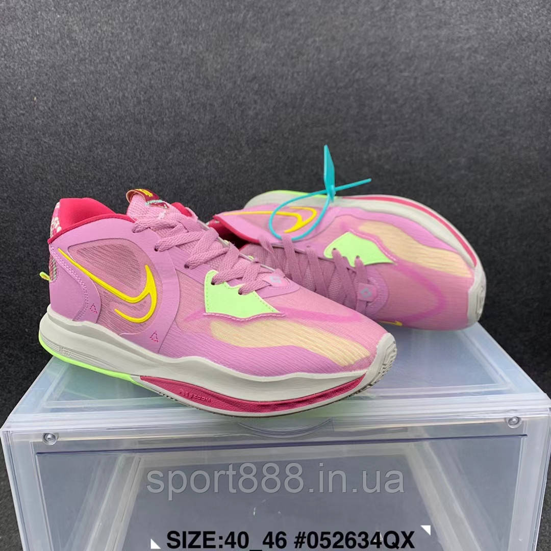 Nike Kyrie 5 Low Orchid рожеві Кайрі баскетбольні кросівки, фото 1