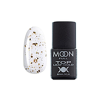 Топ без липкого шару Moon Full Leaf gold black, 8 мл