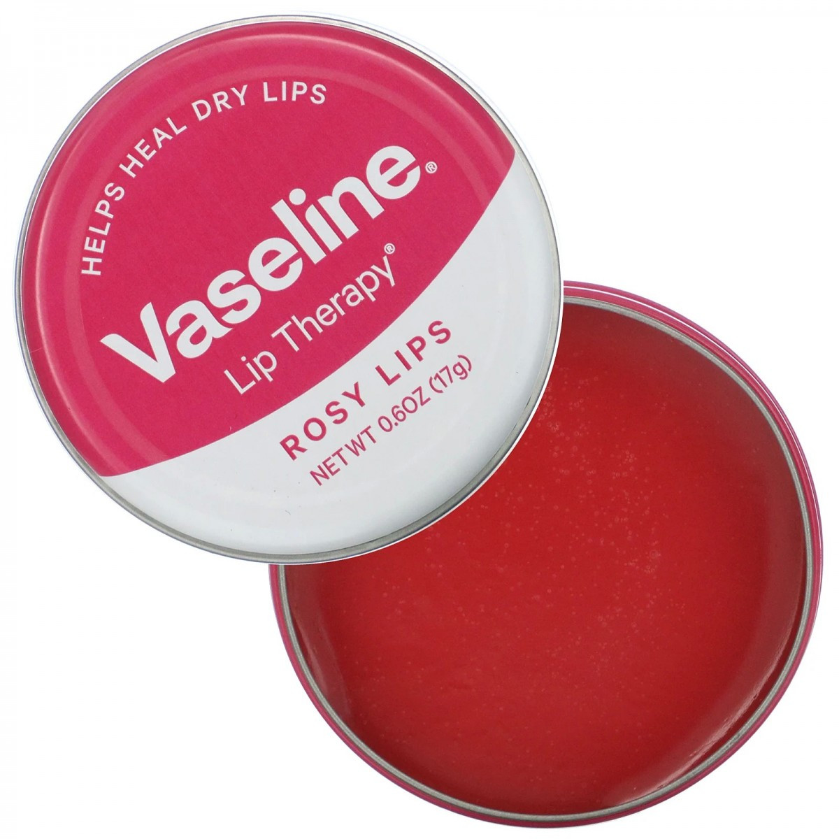 Бальзам для губ з ароматом троянди Vaseline Lip Therapy Rosy Lips 20 г