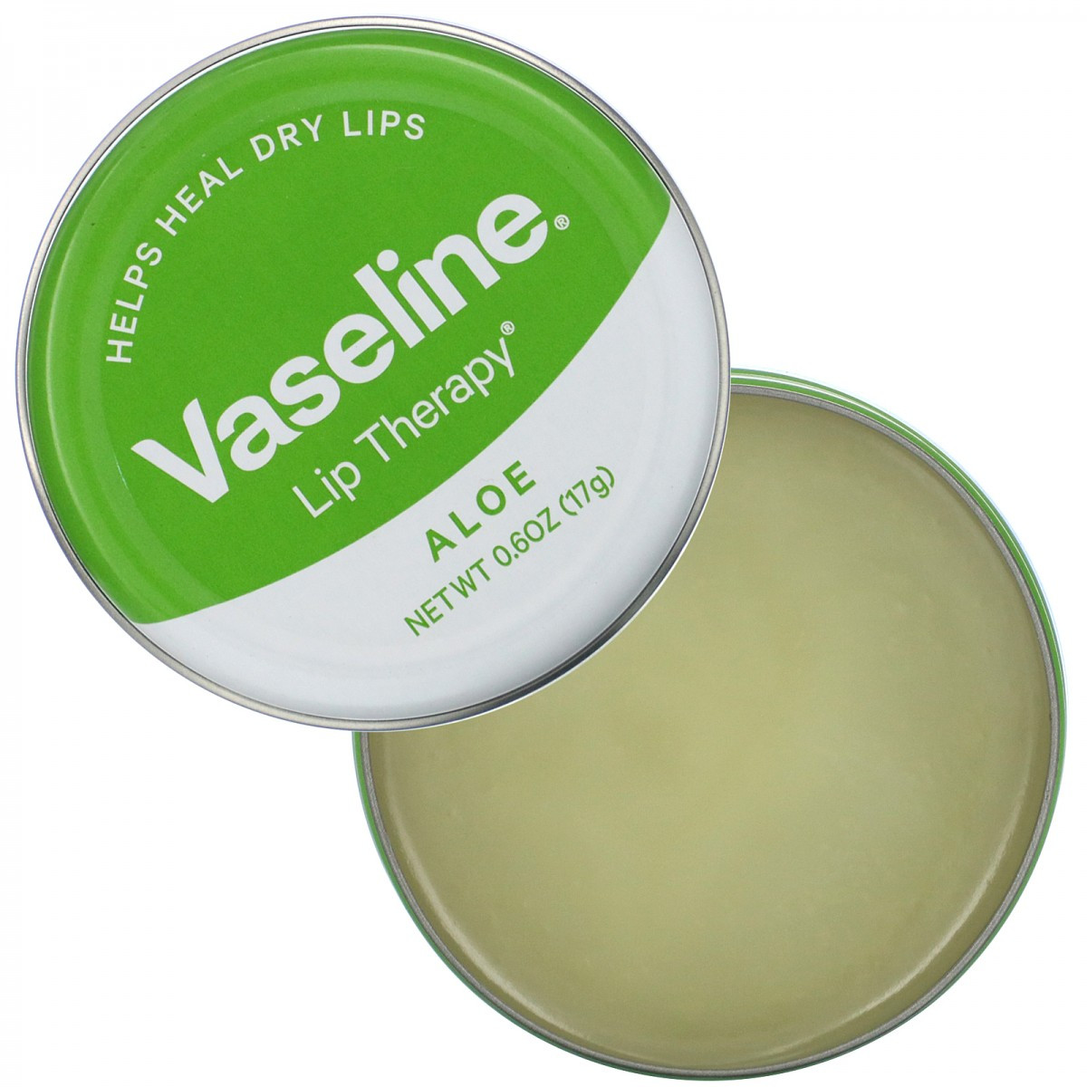 Бальзам для губ с алоэ Vaseline Lip Therapy Lip Balm Aloe 20 г - фото 1 - id-p1306485589