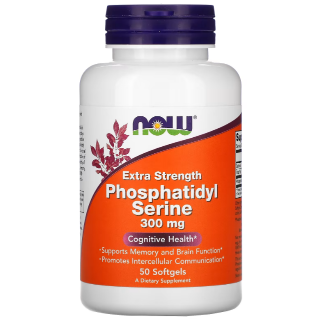 Phosphatidyl Serine 300 мг Now Foods 50 капсул
