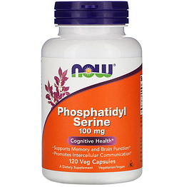 Phosphatidyl Serine 100 мг Now Foods 120 капсул