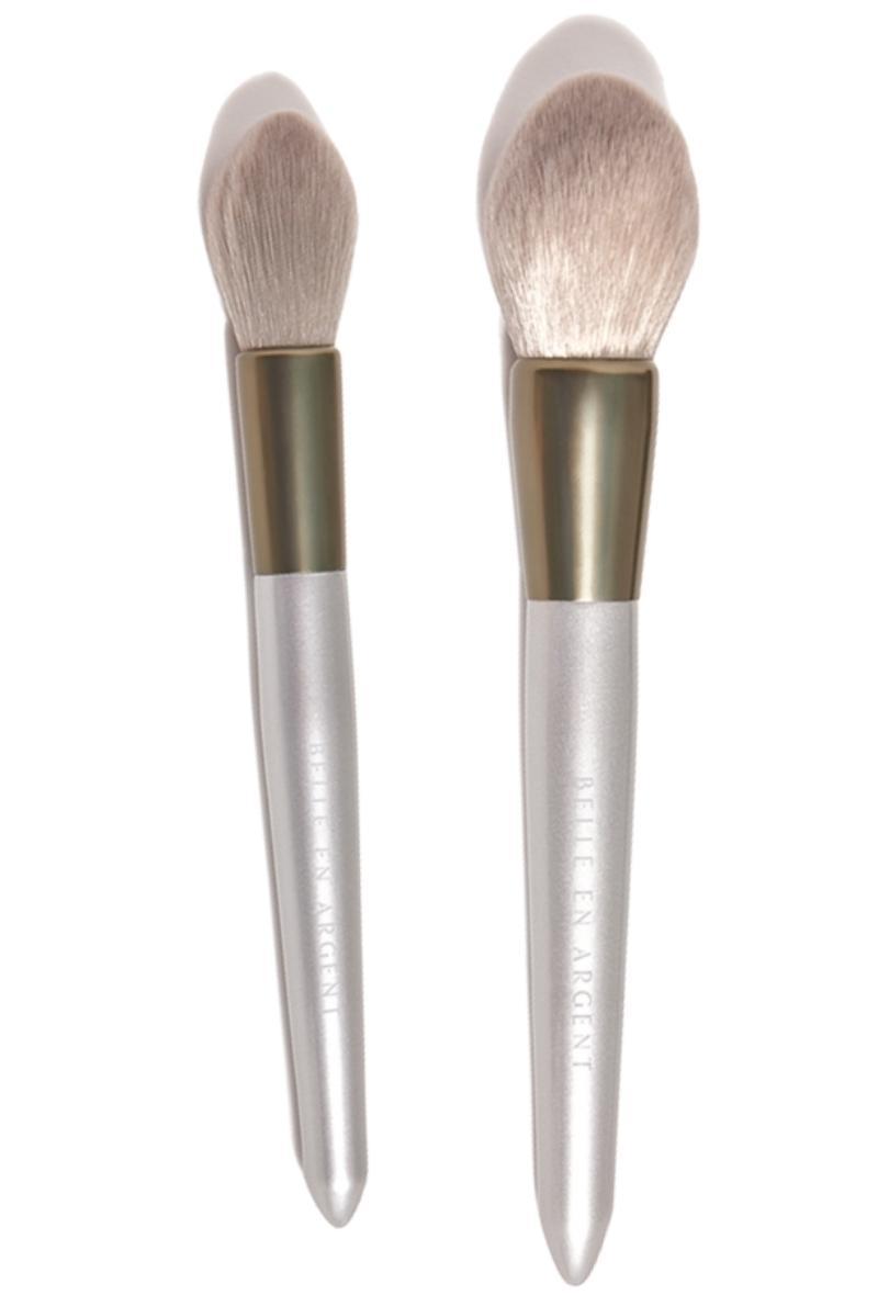 Набір пензлів для скульптурування і контурінга Belle En Argent Bronze & Buff Brush Duo