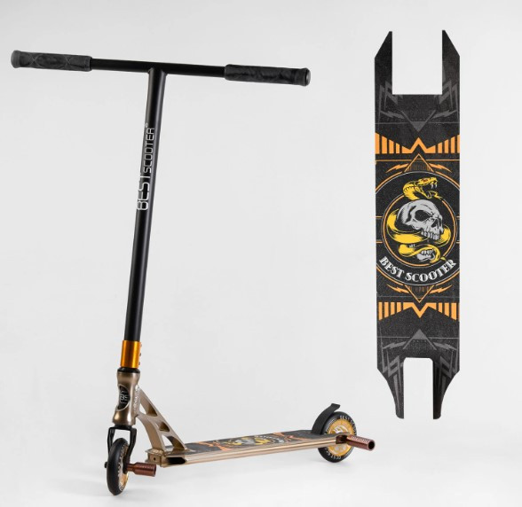 Трюковий самокат Best Scooter Spider АНОДИРОВАНЕ фарбування колеса 110 мм, HIC-система, ПЕГІ, фото 1