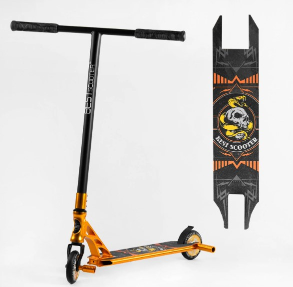 Трюковий самокат Best Scooter Spider АНОДИРОВАНЕ фарбування колеса 110 мм, HIC-система, ПЕГІ