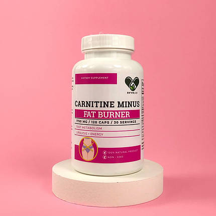 Таблетки для схуднення 120 капсул Premium 1500 мг L-Carnitine EN`VIE LAB Тартарат|, фото 1