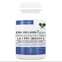 Коллаген с гиалуроновой кислотой, Биотином и витамином С | 1840 мг. | (120 капсул)| En`vie Lab BEAUTY 4 FISH
