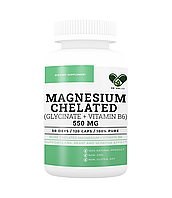 Магний + В6 450 мг. (Хелат глицинат) PREMIUM En`vie Lab витамины (120 капслу)