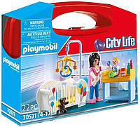Конструктор Playmobil Плеймобил 70531 Детская комната в чемоданчике
