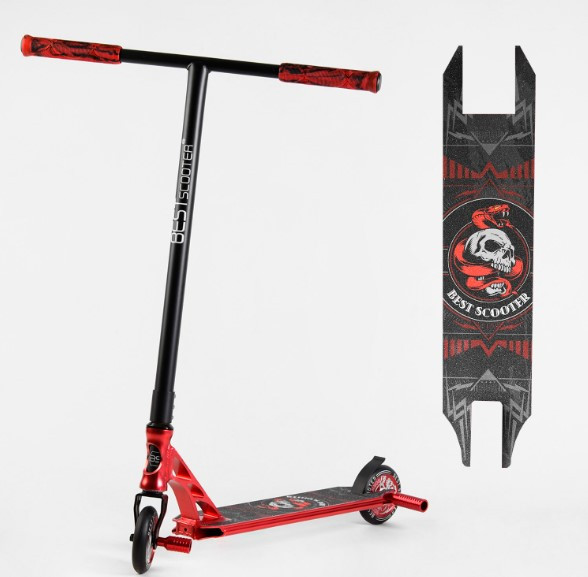 Трюковий самокат Best Scooter Spider АНОДИРОВАНЕ фарбування колеса 110 мм, HIC-система, ПЕГІ