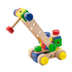 Дерев'яний конструктор Viga Toys 53 деталей (50490), фото 2