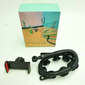 Тримач універсальний із присосками Cute Worm Lazy Holder, фото 3