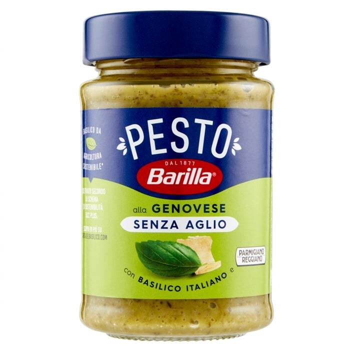 Соус песто Barilla Pesto alla Genovese Senza Aglio з базиліком без часнику 190 г, фото 1