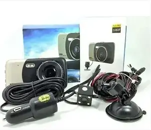 Відеореєстратор DVR CT 503 / z14a 1080P 4" з двома камерами, фото 3